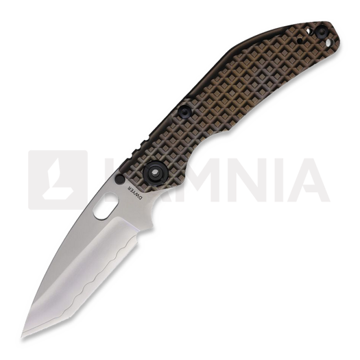 North Mountain Blade BBNM - SLD-Magic Tanto - Titanium Sculpted kääntöveitsi, Champagne