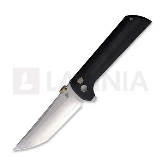North Mountain Blade Chop 2 Button Lock Black G-10 kääntöveitsi