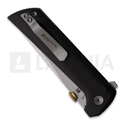 North Mountain Blade Chop 2 Button Lock Black G-10 sulankstomas peilis