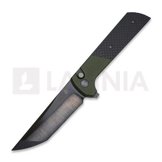 Zavírací nůž North Mountain Blade Chop 2 Button Lock Green CF