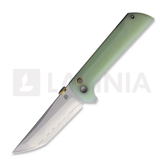 North Mountain Blade Chop 2 Button Lock Jade G-10 kääntöveitsi