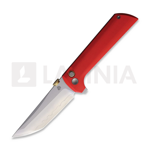 Skladací nôž North Mountain Blade Chop 2 Button Lock Red G-10