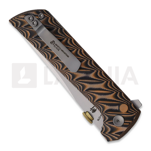 North Mountain Blade Chop 2 Button Lock Snake G-10 sulankstomas peilis