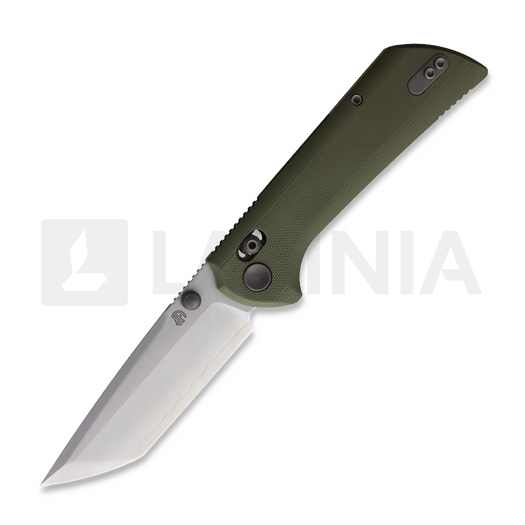 North Mountain Blade Chop Crossbar Lock OD Green G-10 foldekniv