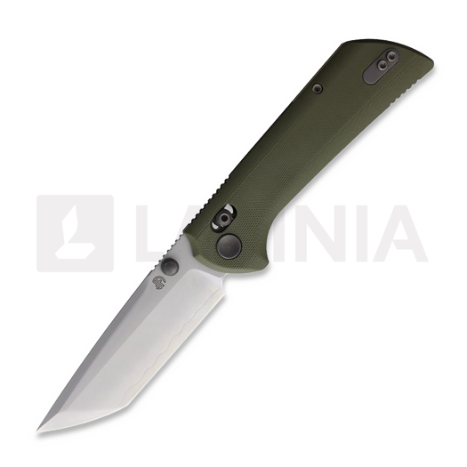 North Mountain Blade Chop Crossbar Lock OD Green G-10 kääntöveitsi