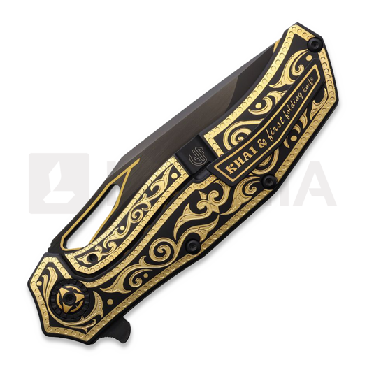Сгъваем нож North Mountain Blade Gold Nocturne Linerlock 24K
