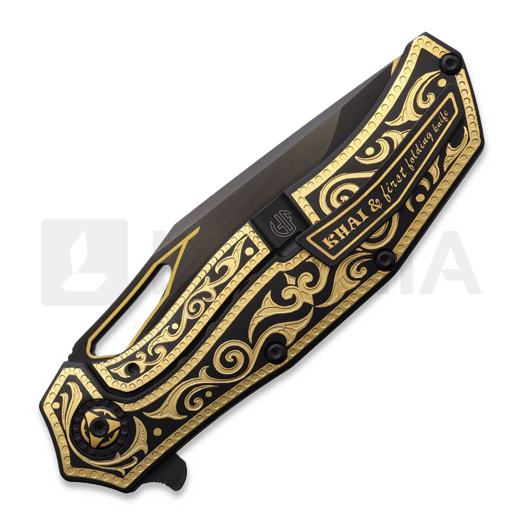 Сгъваем нож North Mountain Blade Gold Nocturne Linerlock 24K