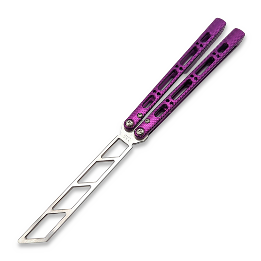 NRB Knives Ultralight balisong trainer, purple