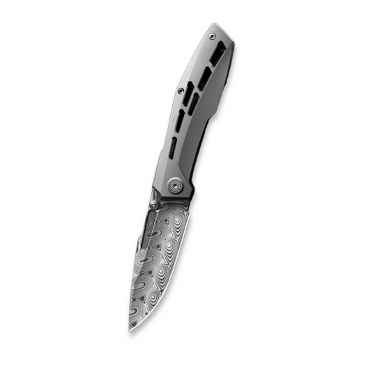 Null Knives Raiden R2: Aero - Damasteel / Blasted összecsukható kés