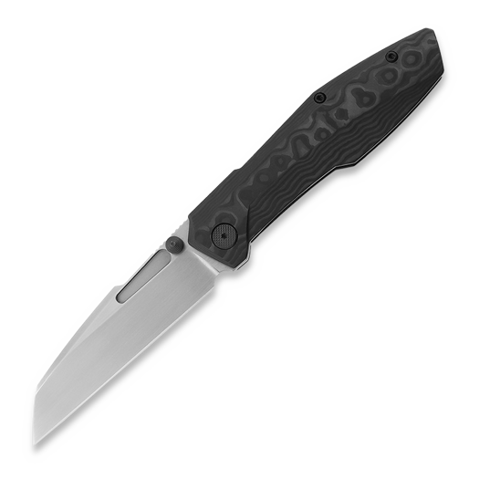 Null Knives Raikou - Black Camo CF sulankstomas peilis