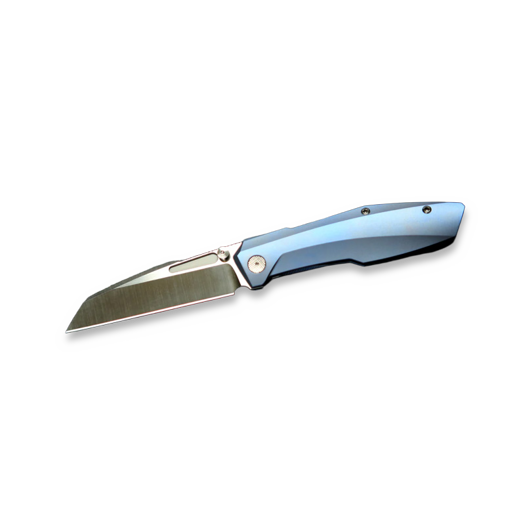 Null Knives Raikou - Blue/Satin sulankstomas peilis