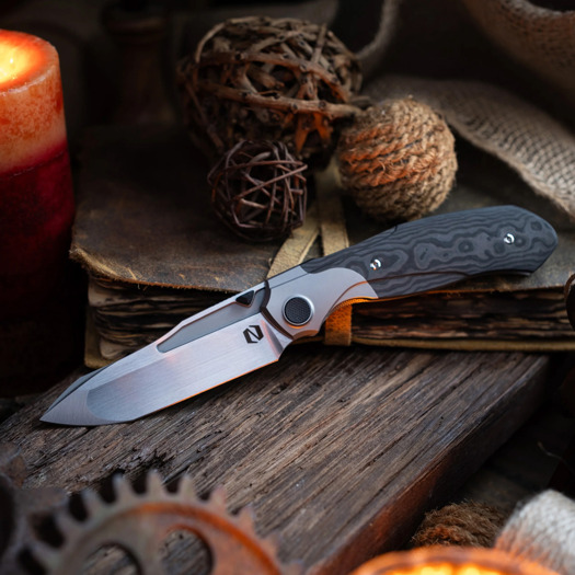 Складний ніж Null Knives Vandal - Black Camo CF
