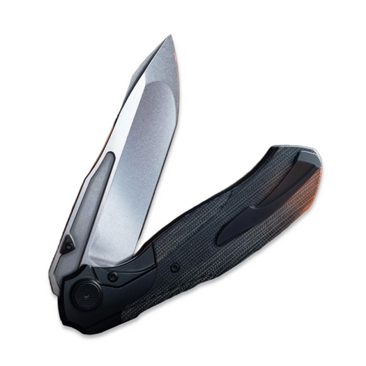 Null Knives Vandal - Black Micarta k&auml;&auml;nt&ouml;veitsi