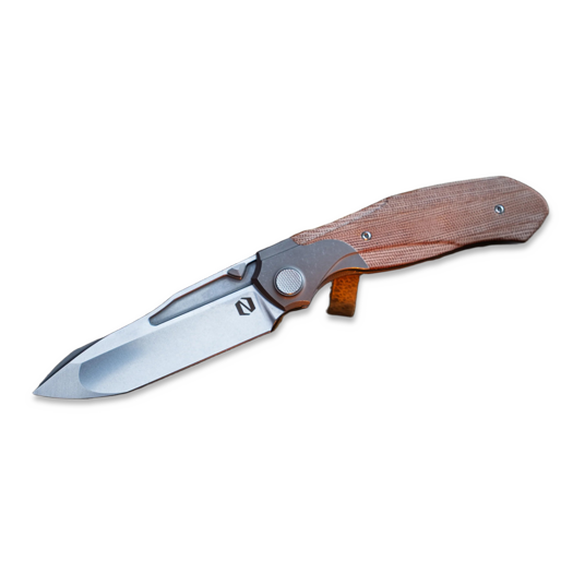 Null Knives Vandal - Brown Micarta Taschenmesser