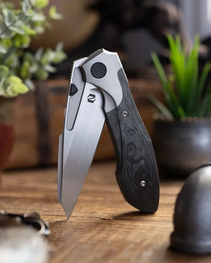 Navaja Null Knives Voodoo - Black Camo CF