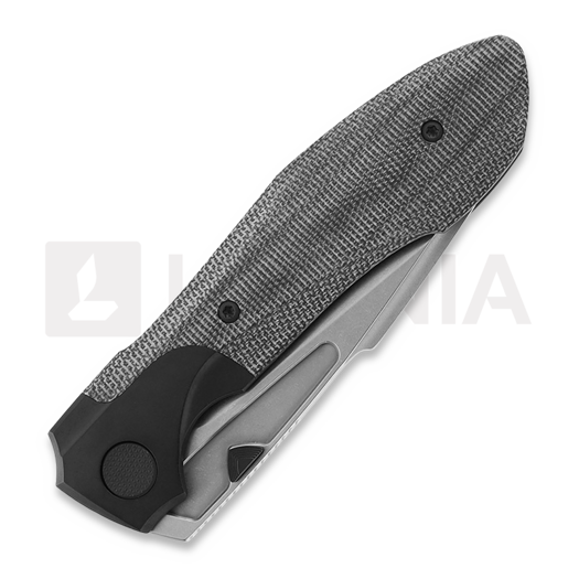 Null Knives Voodoo - Black Micarta folding knife