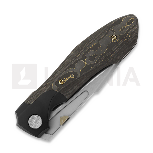 Null Knives Voodoo - Gold Camo CF k&auml;&auml;nt&ouml;veitsi