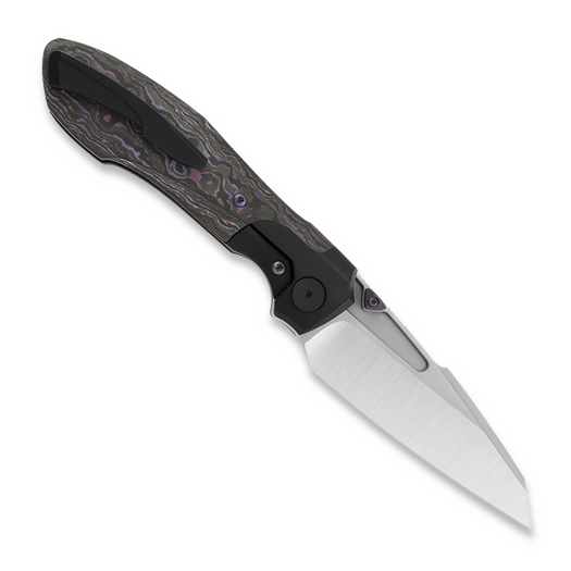 Null Knives Voodoo - Purple Haze CF folding knife