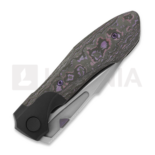 Null Knives Voodoo - Purple Haze CF folding knife