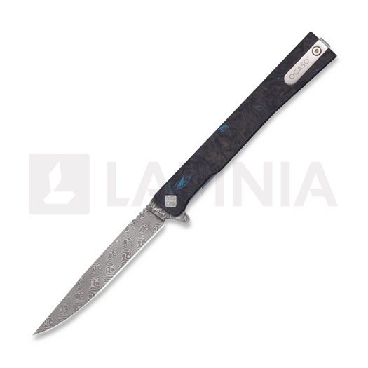 Liigendnuga Ocaso Solstice Damascus Blue Dark Matter CF
