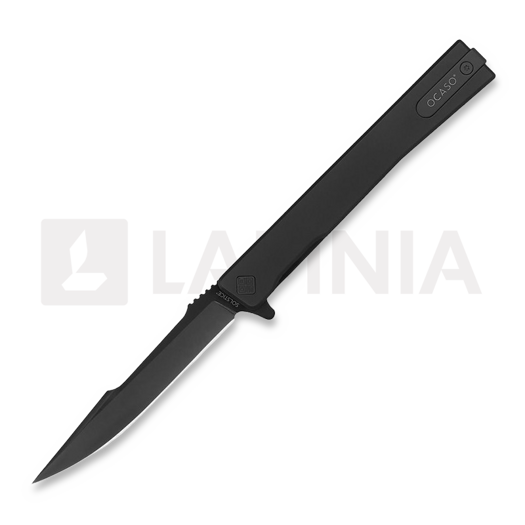 Ocaso Solstice Harpoon Black 접이식 나이프, Black Titanium