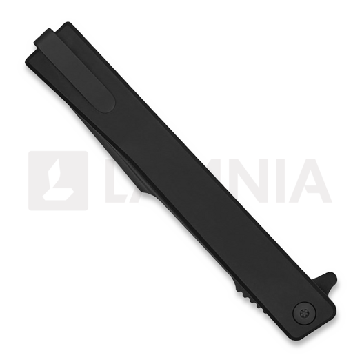 Ocaso Solstice Harpoon Black sulankstomas peilis, Black Titanium