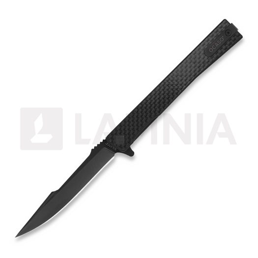 Nóż składany Ocaso Solstice Harpoon Black, Carbon Fibre