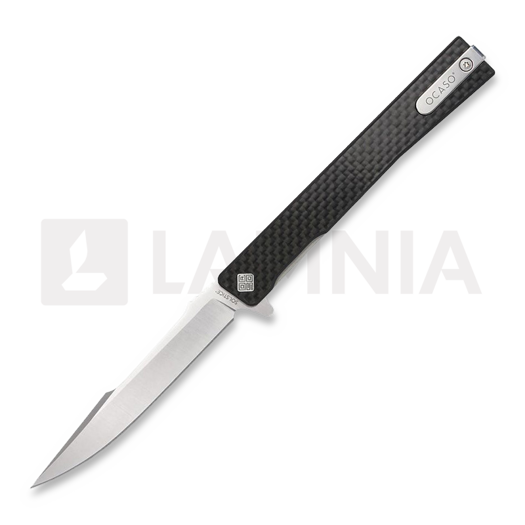 Skladací nôž Ocaso Solstice Harpoon Satin, Carbon Fibre