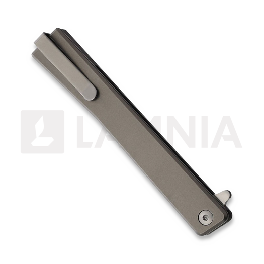 Ocaso Solstice Straight Satin kääntöveitsi, Gray Titanium
