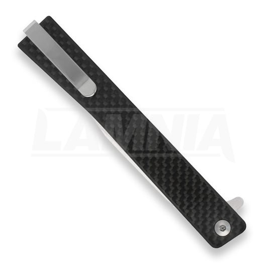 Ocaso Solstice Wharncliffe Satin sulankstomas peilis, Carbon Fibre