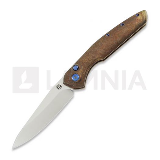 Olamic Cutlery Aura Auto סכין מתקפלת, Antique Titanium