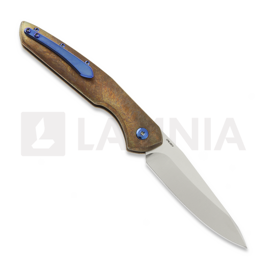 Navalha Olamic Cutlery Aura Auto, Antique Titanium