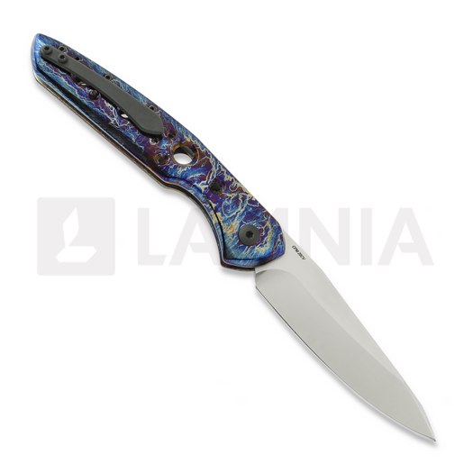 Olamic Cutlery Aura Auto 折叠刀, Entropic Titanium