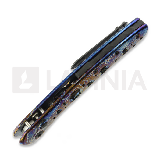 Olamic Cutlery Aura Auto sulankstomas peilis, Entropic Titanium