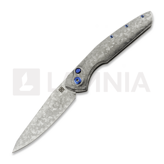Zavírací nůž Olamic Cutlery Aura Auto, Frosty with Fedokume Clip