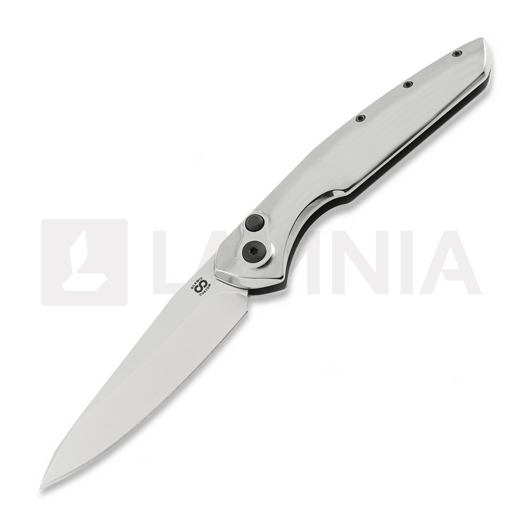 Nóż składany Olamic Cutlery Aura Auto, High Polish Titanium