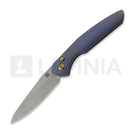 Nóż składany Olamic Cutlery Aura Auto, Purple Texwash Titanium