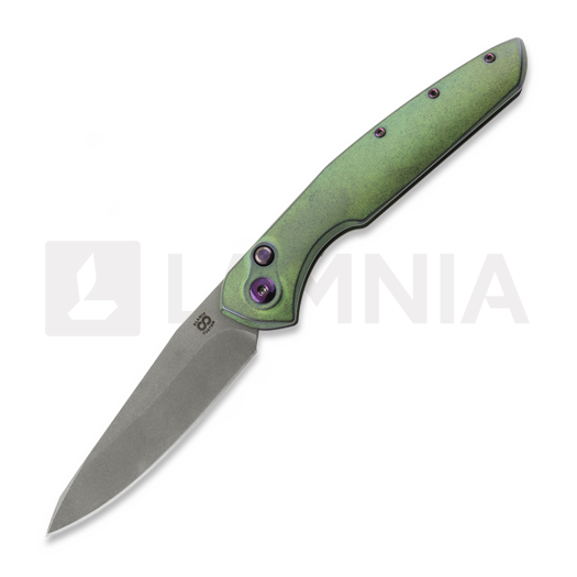 Zavírací nůž Olamic Cutlery Aura Auto, Rainforest Texwash Titanium