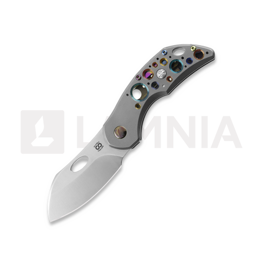 Складной нож Olamic Cutlery Busker 365 Largo, Clown Skull, Satin