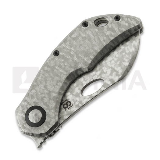 Couteau pliant Olamic Cutlery Busker M390 Largo, Aphotic Frosty