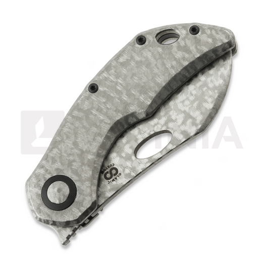 Couteau pliant Olamic Cutlery Busker M390 Largo, Aphotic Frosty