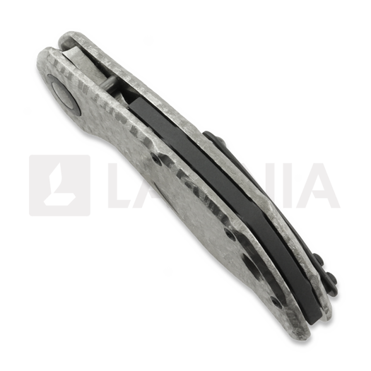 Couteau pliant Olamic Cutlery Busker M390 Largo, Aphotic Frosty