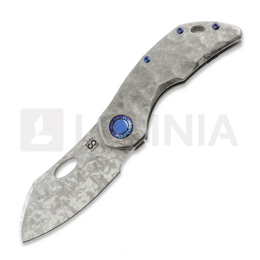 Olamic Cutlery Busker M390 Largo összecsukható kés, Permafrost