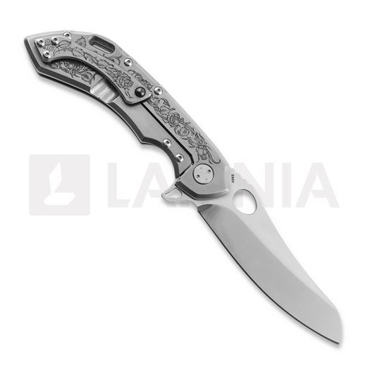 Briceag Olamic Cutlery Custom Wayfarer 247 Mouflon, Hand Engraved, Satin