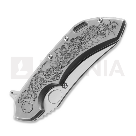 Briceag Olamic Cutlery Custom Wayfarer 247 Mouflon, Hand Engraved, Satin
