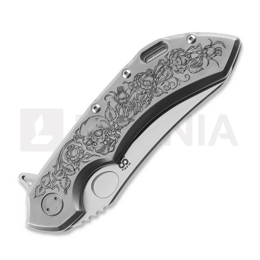 Складной нож Olamic Cutlery Custom Wayfarer 247 Mouflon, Hand Engraved, Satin