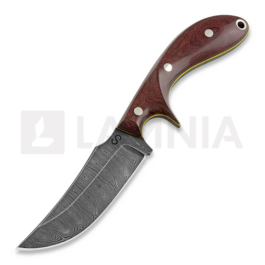 Nôž Olamic Cutlery Kurok, burgundy micarta