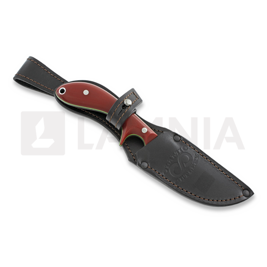 Olamic Cutlery Kurok G10 kniv, r&oslash;d