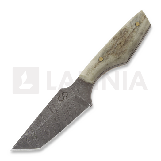 Olamic Cutlery Neck Knife, stag