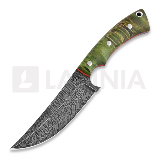 Nóż Olamic Cutlery Nero, green Karelian birch